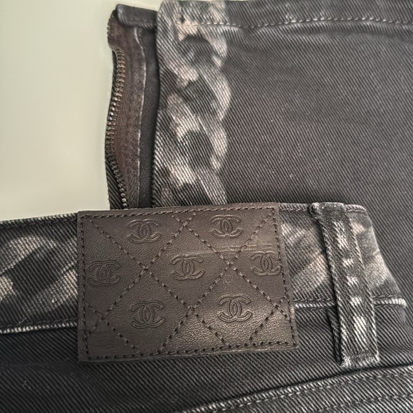 Chanel Denim Pants Cc Mark Button size 38 - Picture 4 of 6